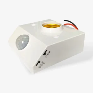 Motion Sensor E27 LED Lamp Base Holder - 220V, 120° Infrared Sensor-1