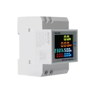 NIN D52-2066 Multi-Function DIN Rail Energy Meter - AC Voltage, Current & Frequency-1