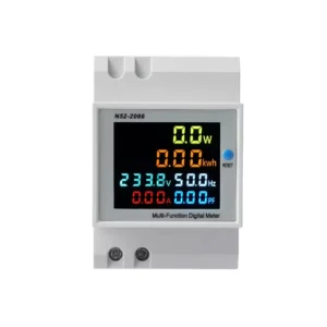 NIN D52-2066 Multi-Function DIN Rail Energy Meter - AC Voltage, Current & Frequency-1