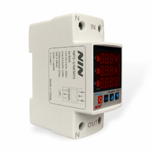 NIN NP2-VA-KWH 63A Over and Under Voltage Protector Relay with Energy Monitoring