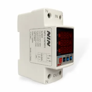 NIN NP2-VA-KWH 63A Over and Under Voltage Protector Relay with Energy Monitoring
