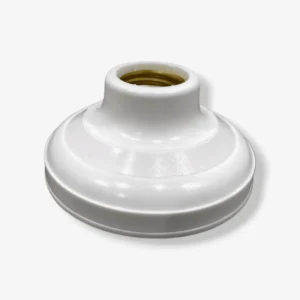 Round Type E27 Lamp Holder - Indoor & Outdoor Wall Mount Decorative Holder-1