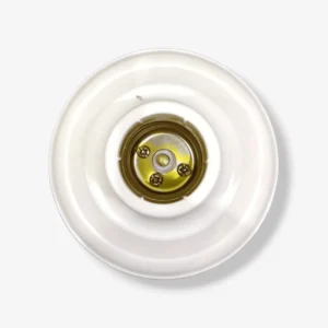 Round Type E27 Lamp Holder - Indoor & Outdoor Wall Mount Decorative Holder-1