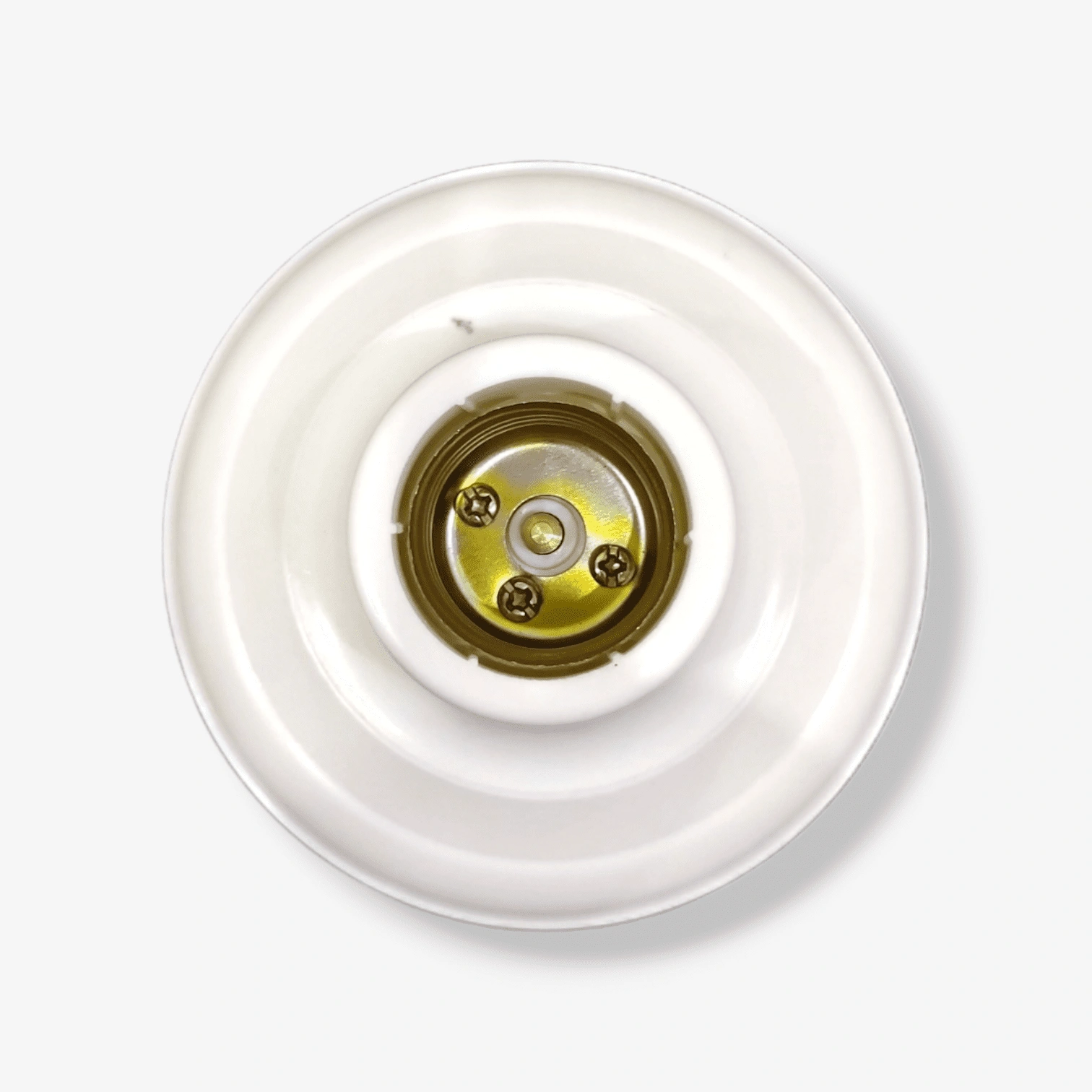 Round Type E27 Lamp Holder - Indoor & Outdoor Wall Mount Decorative Holder-1