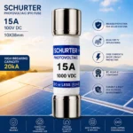 SCHURTER 15A, 100VDC PV Fuse - Photovoltaic Solar System ProtectionSCHURTER 15A, 100VDC PV Fuse - Photovoltaic Solar System Protection