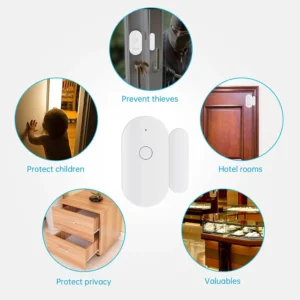 Smart Wi-Fi Door:Window Sensor - Real-Time Alerts, No Hub Required-7