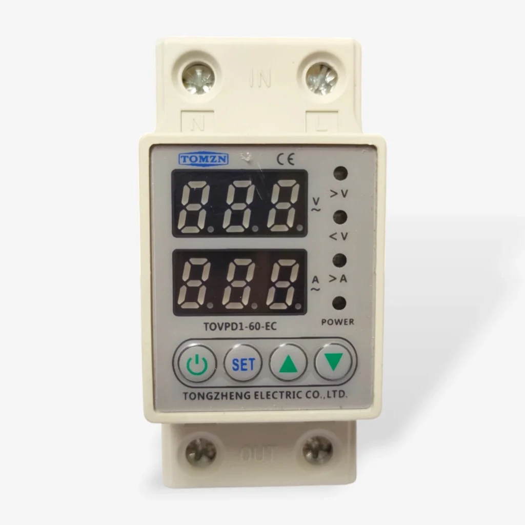 TOMZN TOVPD1-60 63A Adjustable Over & Under Voltage Relay - 220V-1