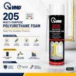 VMD 205 PU Foam Spray – 500ml, Insulation & Gap Filler (Made in Italy)
