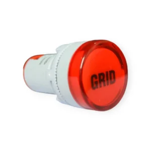 Versatile Plastic LED Indicator Lamp - Solar, Grid, Generator & K-Electric Labels