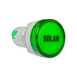 Versatile Plastic LED Indicator Lamp - Solar, Grid, Generator & K-Electric Labels