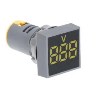 Voltage Indicator LED Light Meter - 22mm Panel Mount, AC 12V–500V-1