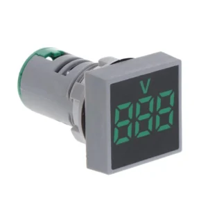 Voltage Indicator LED Light Meter - 22mm Panel Mount, AC 12V–500V-1