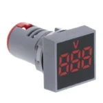 Voltage Indicator LED Light Meter - 22mm Panel Mount, AC 12V–500V-1
