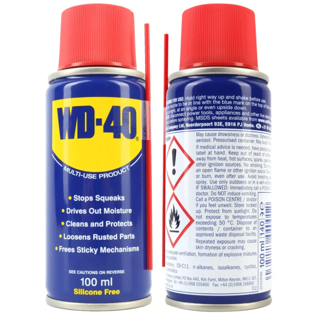 WD40 Multi-Use Spray - 100ml & 330ml | Lubricant, Rust Remover & Protector-3