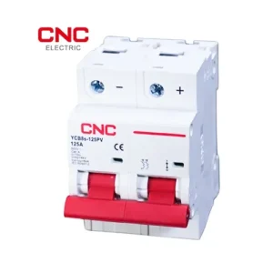 DC 2 Pole MCB 500V 125A | YCB8-125PV Miniature Circuit Breaker | for Battery Protection