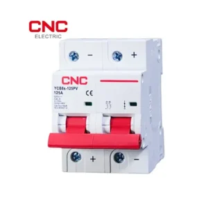 DC 2 Pole MCB 500V 125A | YCB8-125PV Miniature Circuit Breaker | for Battery Protection