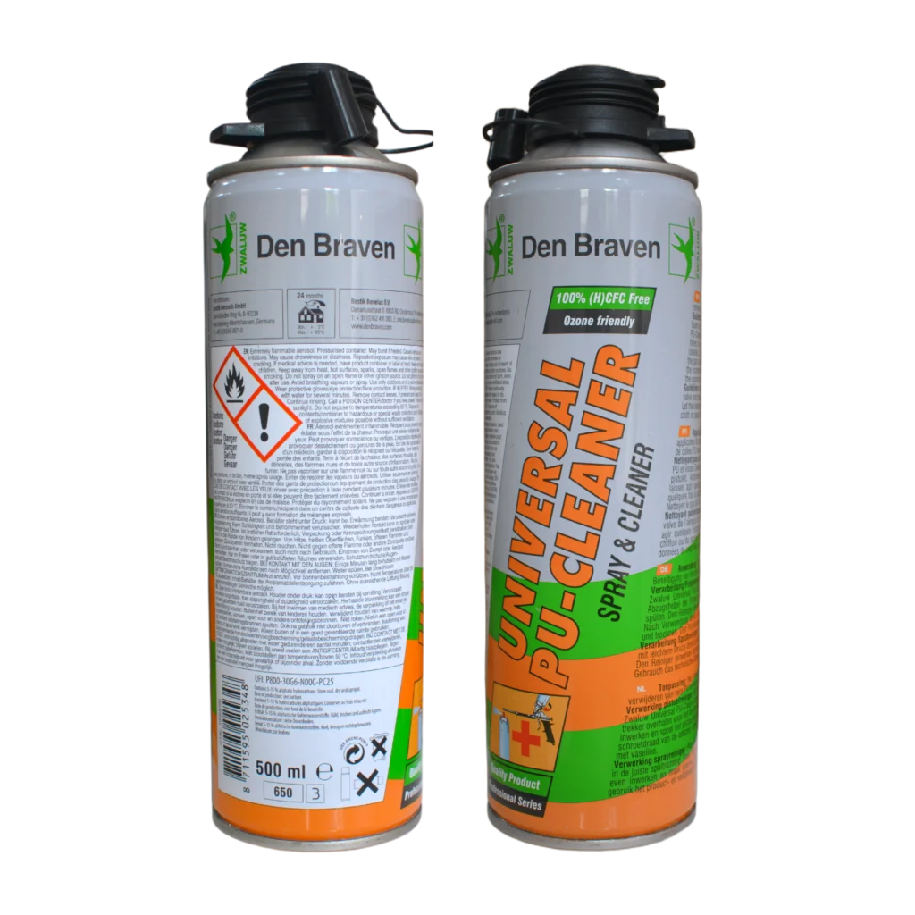 Den Braven Universal PU-Cleaner – Eco-Friendly PU Foam & Adhesive Remover-1