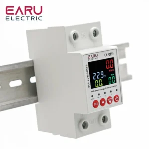 Earu Electric Smart WiFi Circuit Breaker & Energy Meter with Adjustable Protections (1-63A)