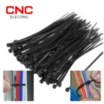 Self-locking Nylon Cable Ties (Pack of 100) | Strong & Durable | Multi-Size Pack