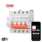 Wi-Fi 4 Pole Circuit Breaker 100A | Remote Control & App Monitoring | YCB9ZF-100W