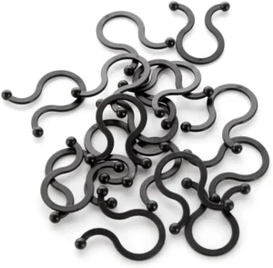 50 Pack Reusable Twist Ties | Small Cable & Cord Organizer | 10mm Loop , 25mm Length