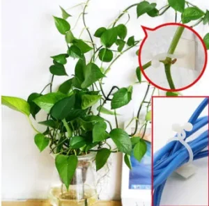 50 Pack Reusable Twist Ties | Small Cable & Cord Organizer | 10mm Loop , 25mm Length