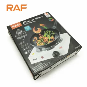 Electric Hot Plate & Cooker R.8010B - 1000W, Single Plate with Auto-Thermostat