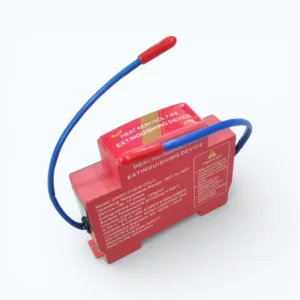 Automatic Fire Extinguisher Device & Fire Extinguisher Breaker – DIN Rail Mount for Electrical Cabinets & Server Racks