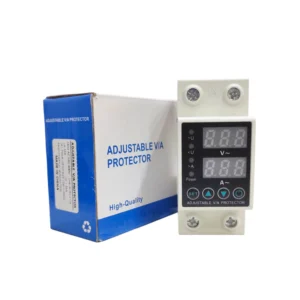 63A Digital Adjustable Over/Under Voltage and Over Current Protection Device (DIN Rail Mount)