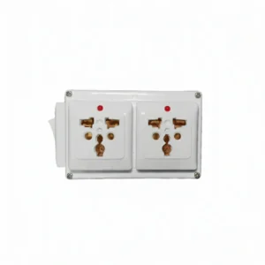 2-Socket 3-Pin Extension Board with On/Off Switch (2ft–20ft Cable)