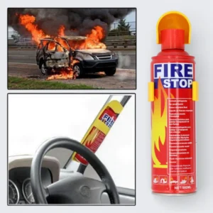 FIRE STOP – Your Compact Firefighting Companion (500ml) Portable Aerosol Fire Extinguisher for Home, Car & Office