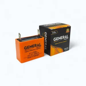 GENERAL 3.5uF Fan Running Capacitor – 400V/450V AC High-Efficiency Motor Start Capacitor for Ceiling Fans & Motors