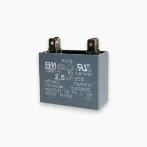 2.5uF 450V AC Motor Run Capacitor – Premium Quality for Ceiling Fans & Air Conditioners