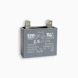 2.5uF 450V AC Motor Run Capacitor – Premium Quality for Ceiling Fans & Air Conditioners