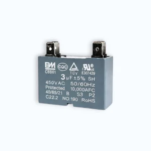 3uF 450V AC Motor Run Capacitor – Premium Quality for Ceiling Fans & Air Conditioners