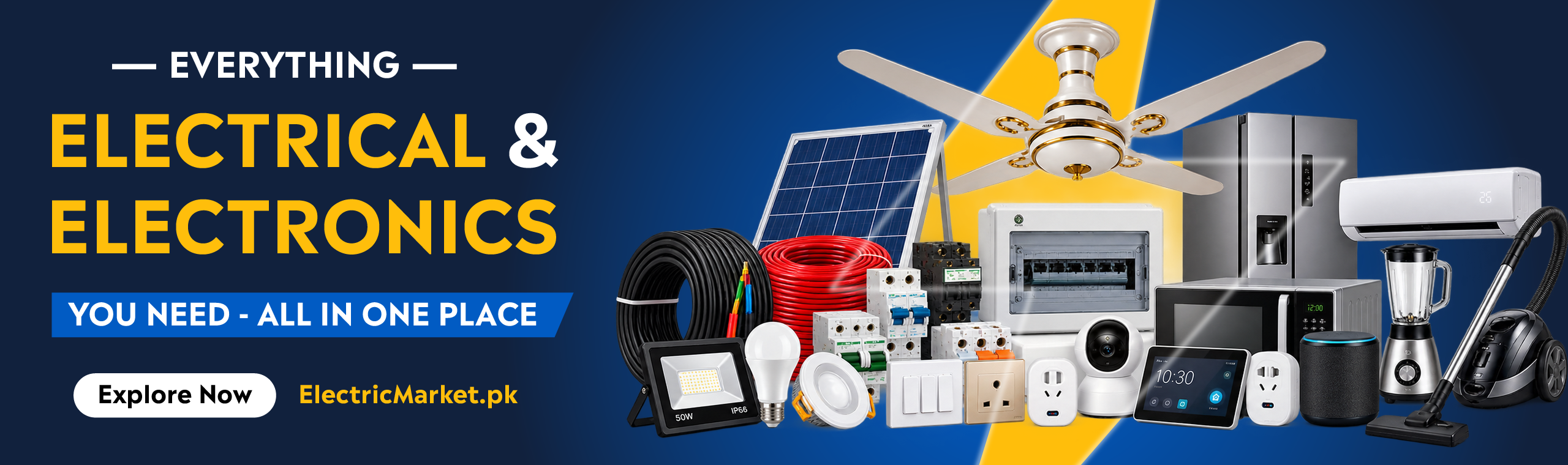 Electrical and electronics products online in Pakistan – electricmarket.pk